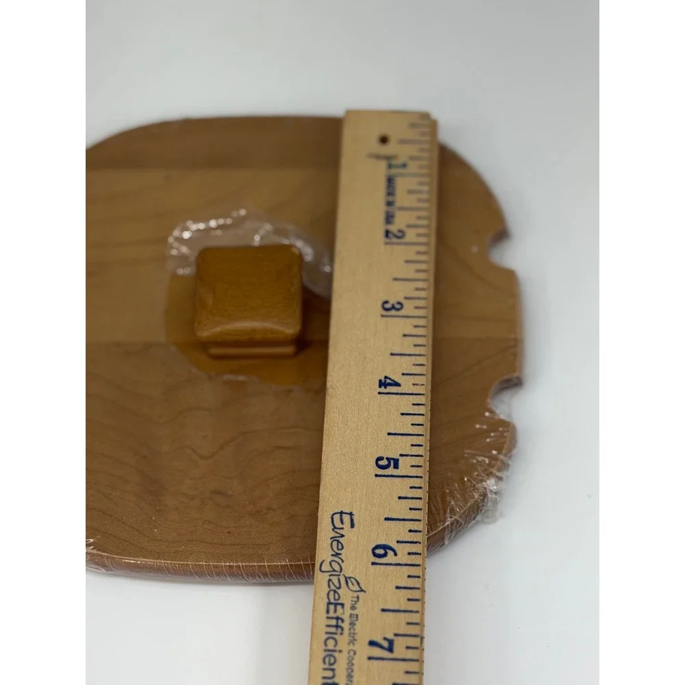 Longaberger Basket Replacement Lid Brown Woodcrafts Tinsel Hardwood Maple 50324